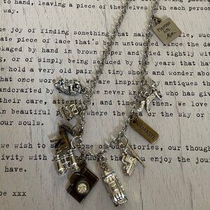 MOUNTAIN GIRL Artisan Crafted 10 Charm Necklace is NWOT!!